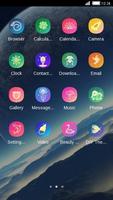 Secret Sky C Launcher Theme capture d'écran 1