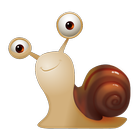 Cute Snail thème icône