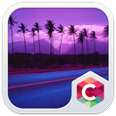 Purple Sunset CLauncher Theme APK