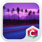 Purple Sunset CLauncher Theme biểu tượng