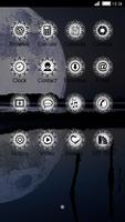 Big Full Moon CLauncher Theme ภาพหน้าจอ 1