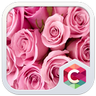 Pink Roses CLauncher Theme أيقونة