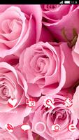 Pink Roses CLauncher Theme скриншот 2