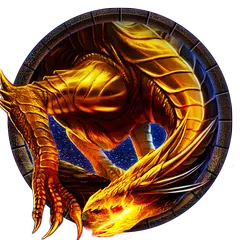 Скачать Golden Dragon Theme: Flame, Fire APK