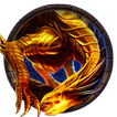 Golden Dragon Theme: Flame, Fire