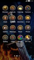 Game of Ice and Fire Theme: Wolf & Sword wallpaper تصوير الشاشة 2