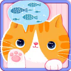 Cute Kitty Theme Pink Cartoon APK Herunterladen