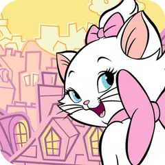 Cute kitty Launcher theme: Pink lovely Cartoon