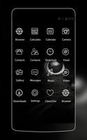 Black Cat eyes Theme CLauncher syot layar 1