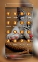 kitty cat Theme C launcher ภาพหน้าจอ 1