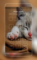 kitty cat Theme C launcher ภาพหน้าจอ 2