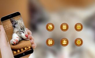 kitty cat Theme C launcher syot layar 3