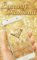 Luxury Diamond Launcher: Gold Glitter Deluxe Theme اسکرین شاٹ 1