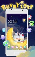 Kawaii Rabbit Love theme الملصق