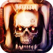 Skull Theme: Skeleton Hellfire wallpaper HD