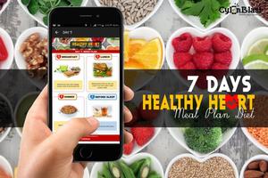 7 Days Healthy Heart Meal Plan Diet capture d'écran 3
