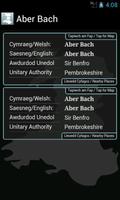 Enwau Cymru|Welsh Place-names syot layar 2