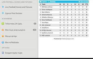 Cyprus Football Live скриншот 2