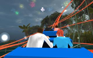 VR Roller coaster Ride Affiche