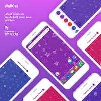 WallCat - Papel de parede com gatos 海報
