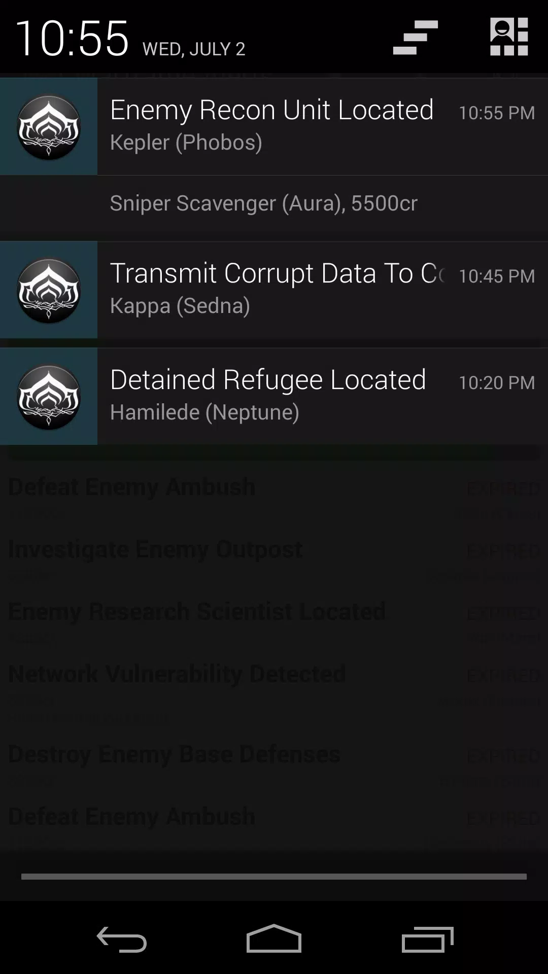 Warframe Alerts for Android Download