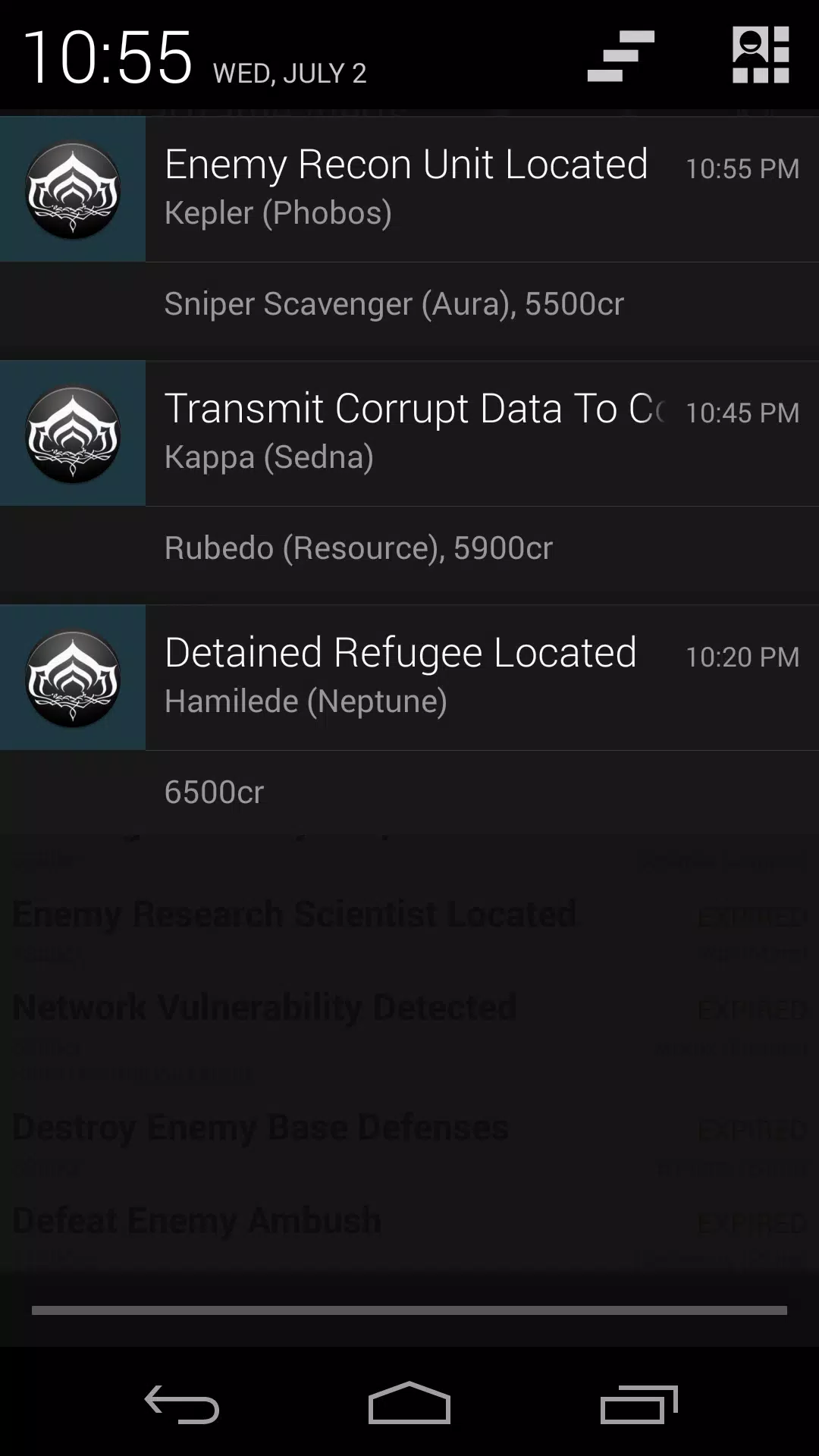 Warframe Alerts APK for Android Download