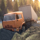 Orange Truck Driver Zeichen