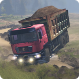 Truck Driver Operation Sand Transporter