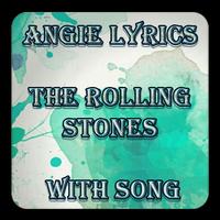 Angie Lyrics The Rolling Stones With Song Plakat