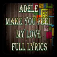 پوستر Adele Make You Feel My Love Full Lyrics
