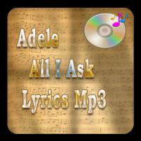 Adele All I Ask Lyrics Song poster