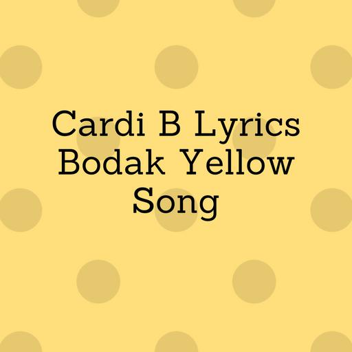 Текст песни желтые очки. Yellow песня. Bodak Yellow. Yellow Lyrics. Текст песни Бодак Еллоу.