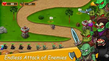 Heroes TD: Fantasy Wars اسکرین شاٹ 1