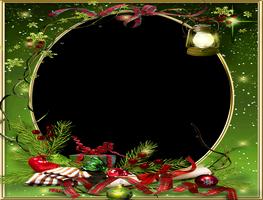 Green Christmas Photo Frames screenshot 1