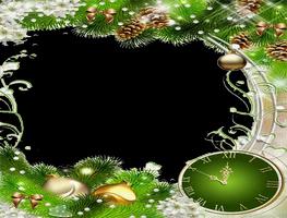 Green Christmas Photo Frames screenshot 3