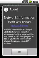 Network Information ảnh chụp màn hình 1