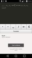 Morse Code Translator الملصق