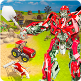 Cow Robot Formation Farming icon