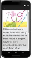 Ribbon Embroidery capture d'écran 2