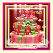 Outerbloom Frozen Snowflakes Cake Diameter 20 Cm Ilotte