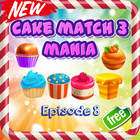 Cake Match 3 Mania icône