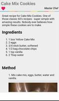 برنامه‌نما Cake Mix Cookie Recipes عکس از صفحه