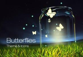 Butterflies Icons & Wallpapers تصوير الشاشة 1