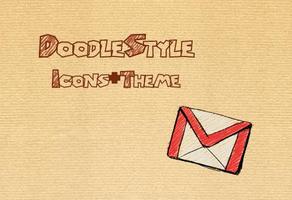 Doodle Style Theme تصوير الشاشة 1