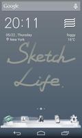 Sketch Style Icons&Wallpapers imagem de tela 2