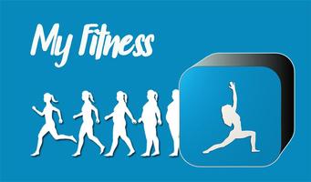 My Fitness Pal-Tracker : My Fitness Tracker. Affiche
