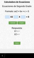 Calculadora de Ecuaciones ภาพหน้าจอ 1