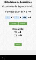 Calculadora de Ecuaciones ภาพหน้าจอ 3