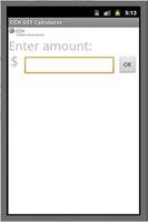 CCH GST Calculator Affiche