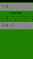 Calculator For Fractions capture d'écran 1